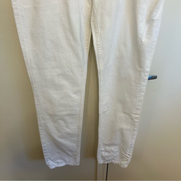 NWT Rag & Bone Piper Low Rise Straight Jeans Bright White Ankle Size 26 - Picture 3 of 13